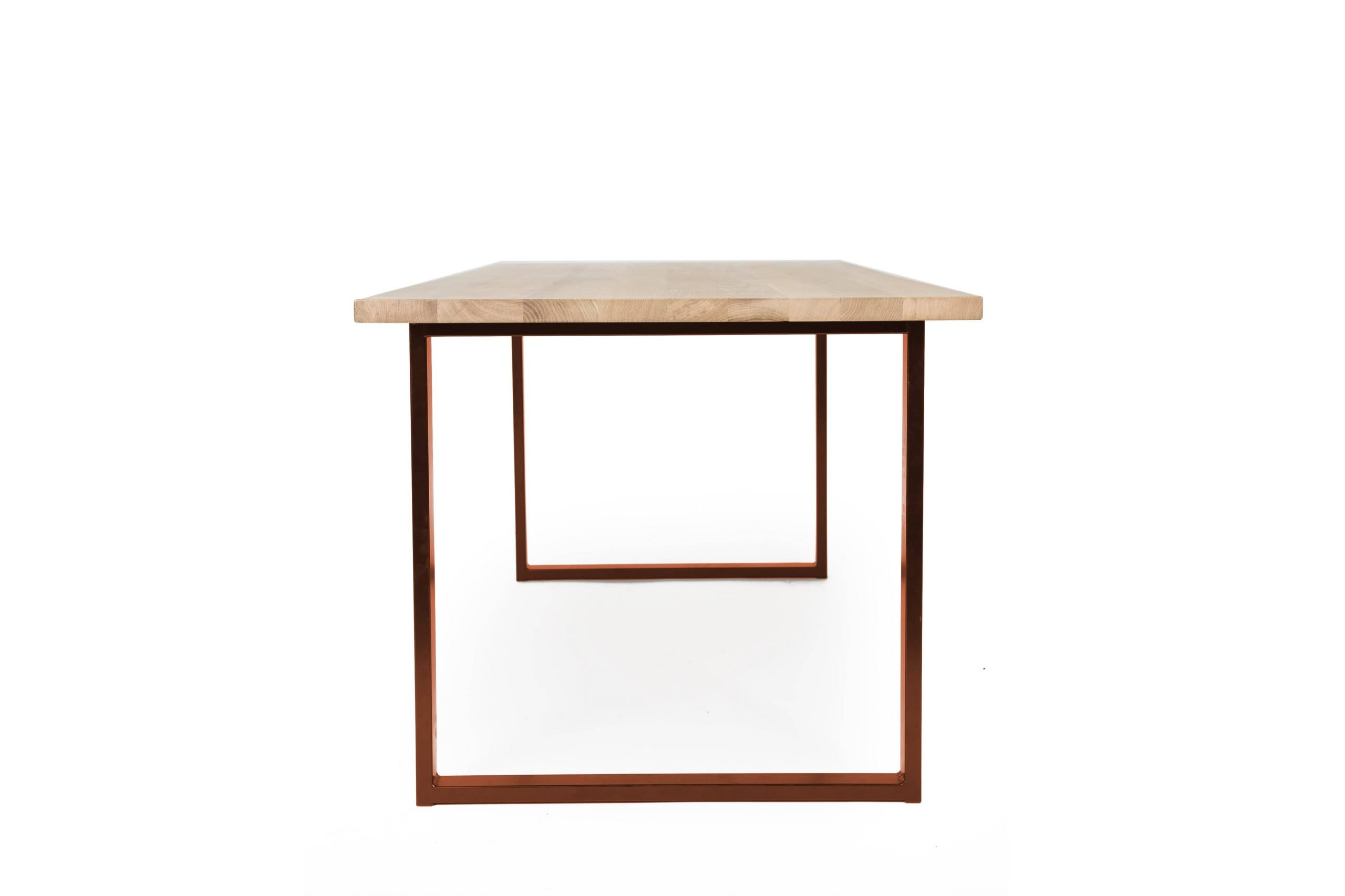 Natural Oak Square Frame Dining Table