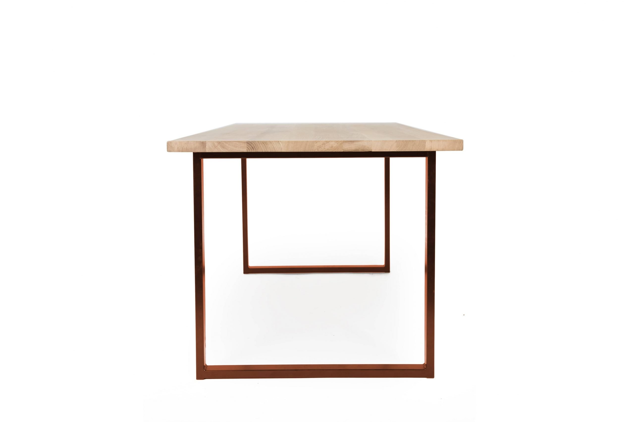 Natural Oak Square Frame Dining Table