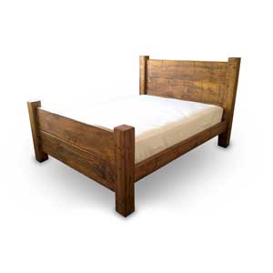 Plank Bed Frame Grain and Frame