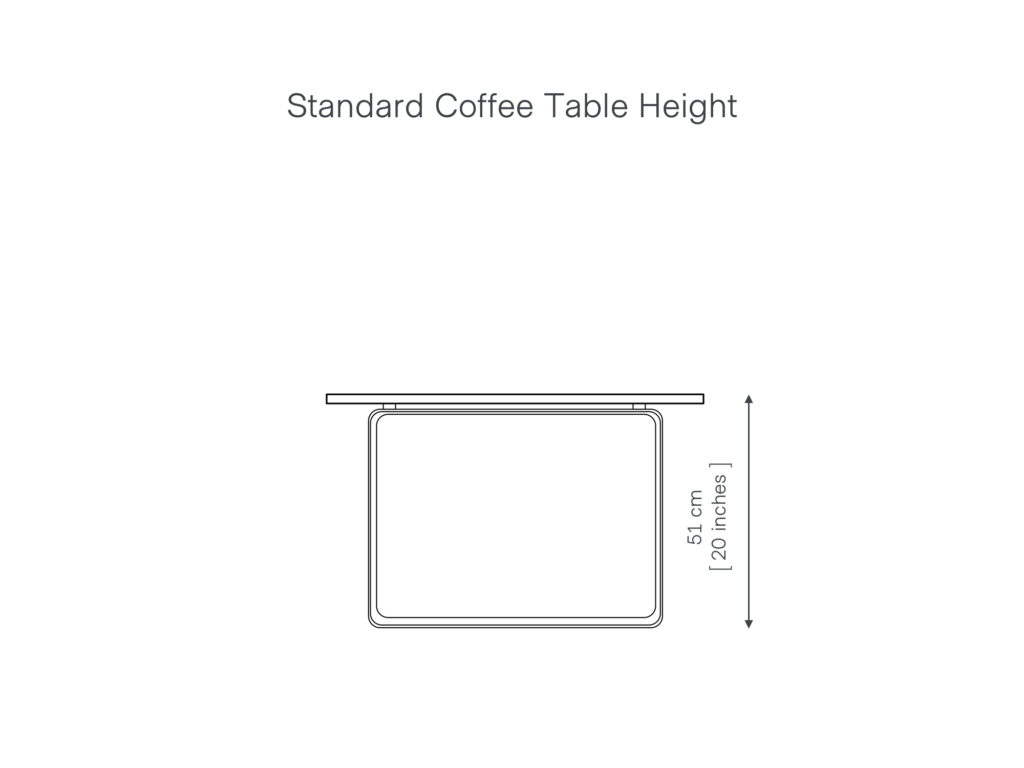 Standard Coffee Table Height UK Guide Grain and Frame