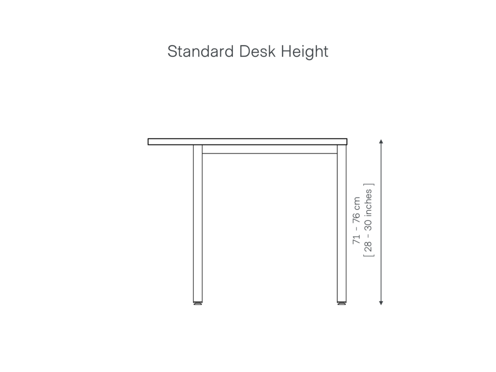 Standard Chair And Table Heights In The UK Grain Frame