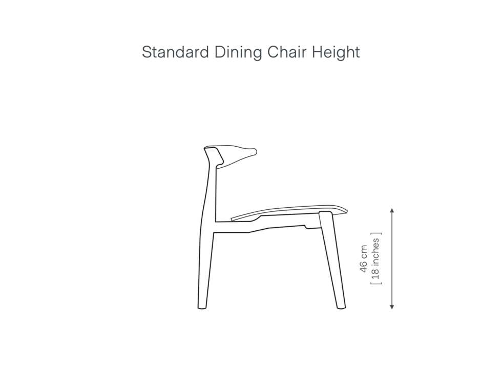 Standard Chair And Table Heights In The UK Grain & Frame