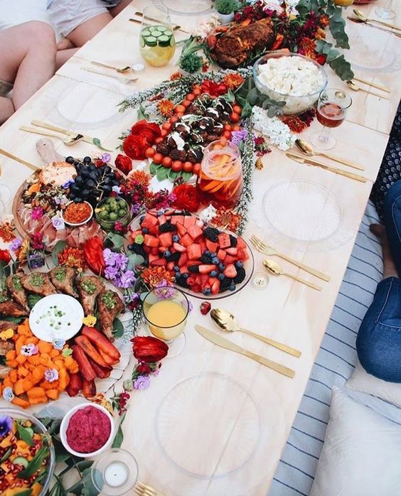 dinner plate on table