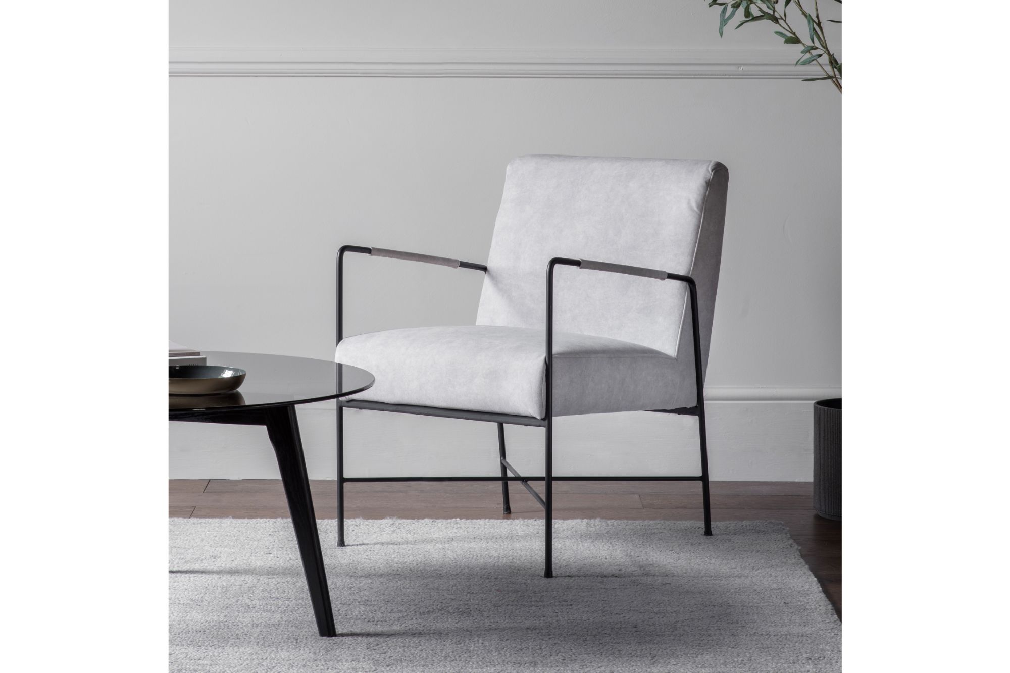 Grain and Frame Alaska White Armchair 2