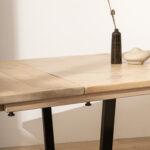 Grain and Frame Light Industrial Dining Table 0