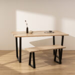 Grain and Frame Light Industrial Dining Table 1