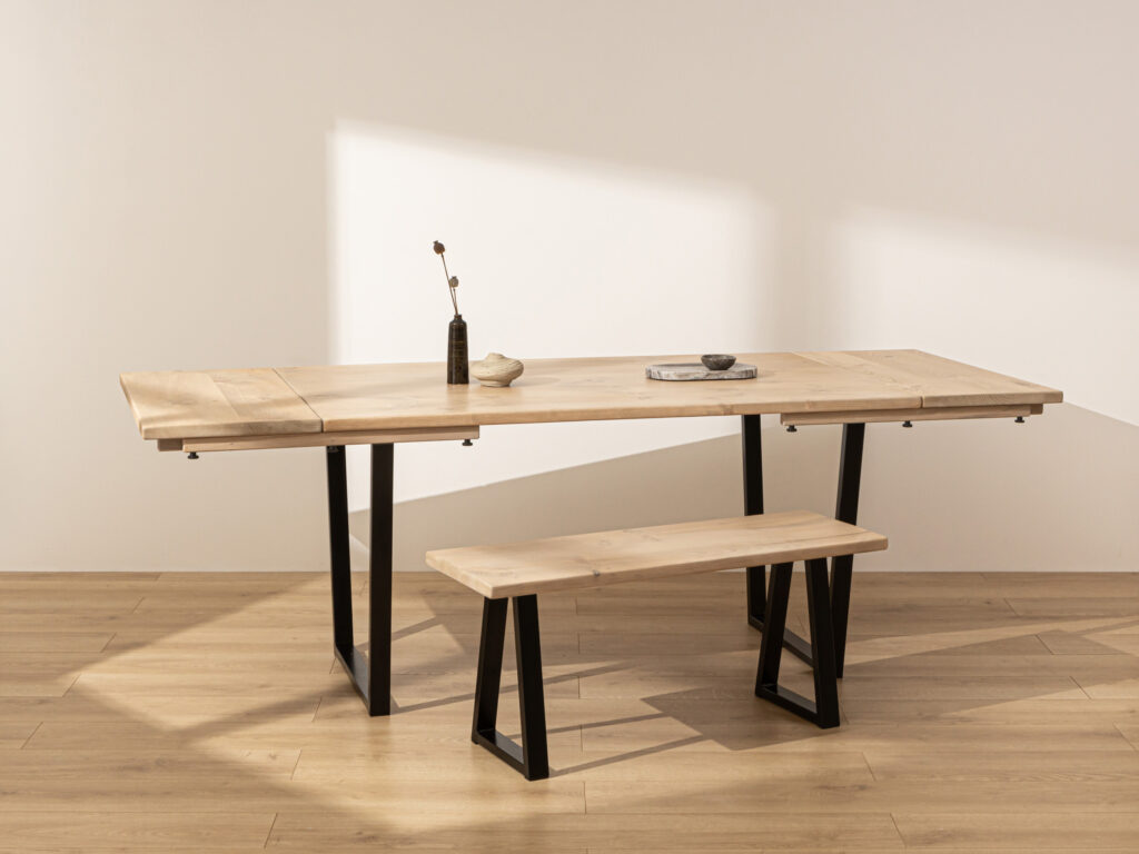 Grain and Frame Light Industrial Dining Table 5