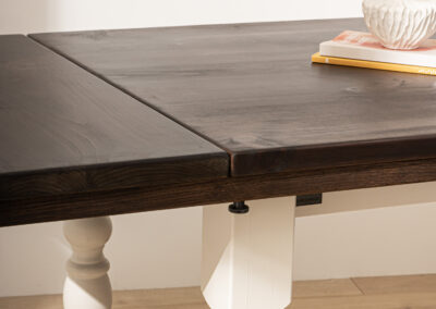 Grain and Frame Dark Farmhouse Dining Table 0