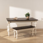 Grain and Frame Dark Farmhouse Dining Table 1