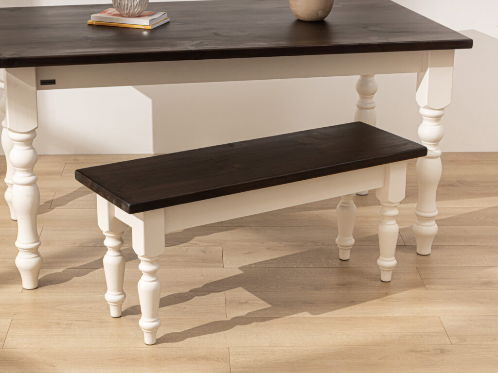 Grain and Frame Dark Farmhouse Dining Table 2