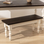 Grain and Frame Dark Farmhouse Dining Table 2