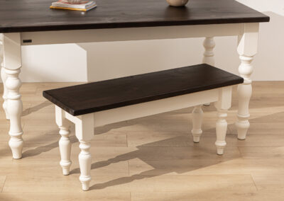 Grain and Frame Dark Farmhouse Dining Table 2