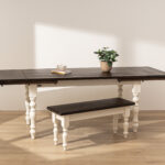 Grain and Frame Dark Farmhouse Dining Table 5