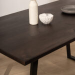 Grain and Frame Dark Industrial Dining Table 3