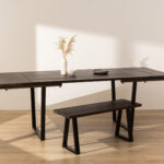 Grain and Frame Dark Industrial Dining Table 5