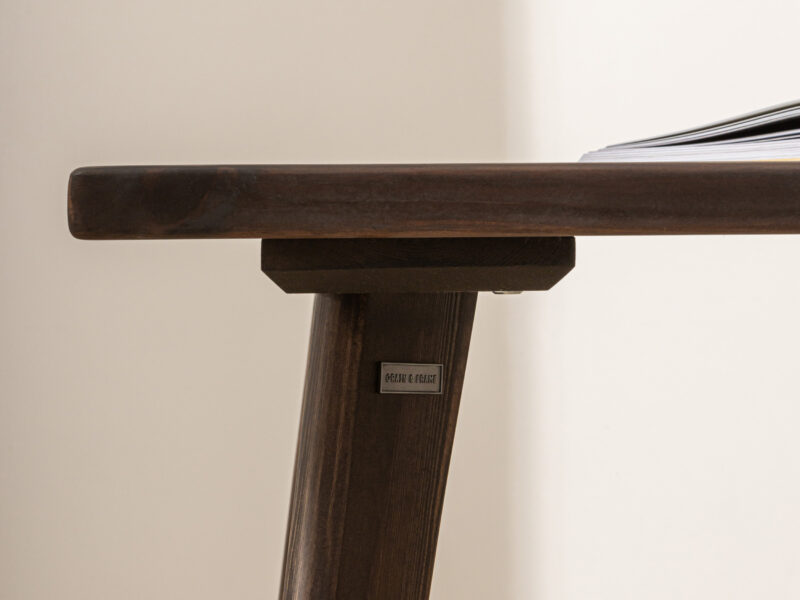 Grain and Frame - Dark Scandinavian Dining Table 3