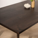 Grain and Frame Dark Scandinavian Dining Table 5