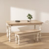 Grain and Frame - Light Farmhouse Dining Table 1