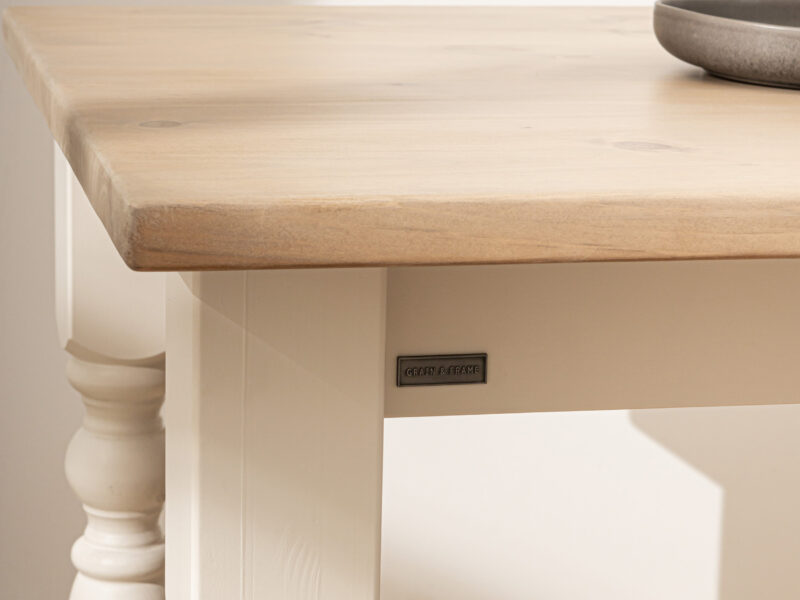 Grain and Frame - Light Farmhouse Dining Table 2