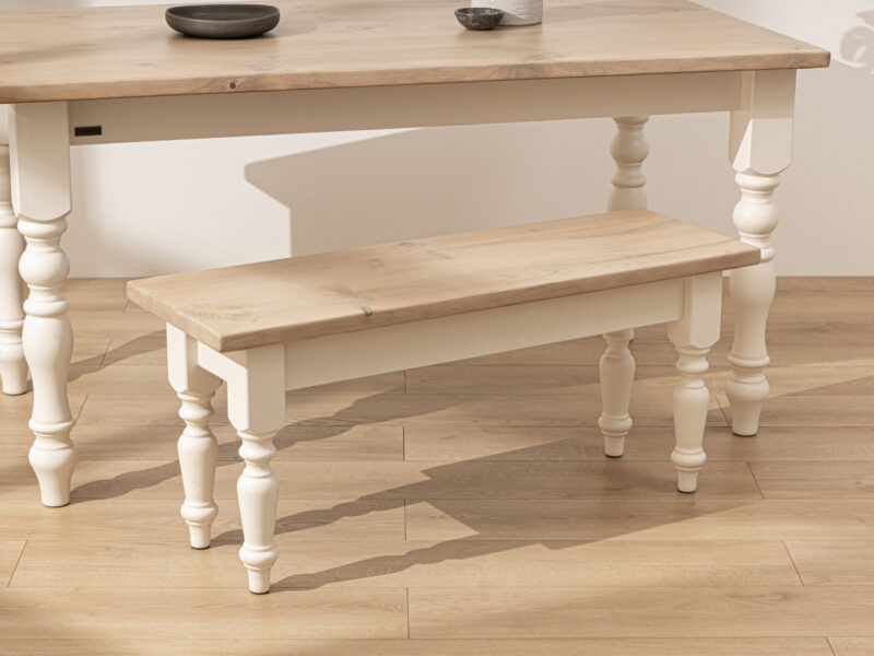 Grain and Frame - Light Farmhouse Dining Table 4