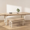 Grain and Frame - Light Farmhouse Dining Table 5