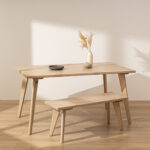 Grain and Frame Light Scandinavian Dining Table 1