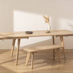 Grain and Frame Light Scandinavian Dining Table 6