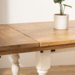 Grain and Frame Natural Farmhouse Dining Table 0