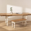Grain and Frame - Natural Farmhouse Dining Table 5