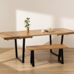 Grain and Frame Natural Industrial Dining Table 4