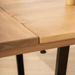 Grain and Frame Natural Industrial Dining Table 5