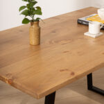 Grain and Frame Natural Industrial Dining Table 7