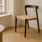 Grain and Frame Dark Scandinavian Solid Oak Dining Chair rev 002 Lifestyle