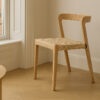 Grain and Frame - Light Scandinavian Solid Oak Dining Chair - Lifestyle