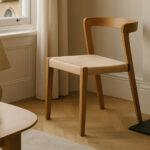 Grain and Frame Natural Scandinavian Solid Oak Dining Chair rev 002 Lifestyle