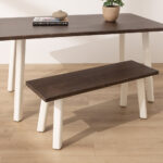 Grain and Frame Dark Solid Oak Modern Farmhouse Dining Table 2