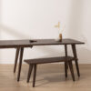 Grain and Frame - Dark Solid Oak Scandinavian Dining Table 6
