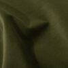 Green velvet chair fabric, close up