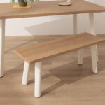 Grain and Frame Light Solid Oak Modern Farmhouse Dining Table 3