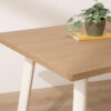 Grain and Frame - Light Solid Oak Modern Farmhouse Dining Table 4