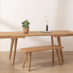 Grain and Frame Natural Solid Oak Scandinavian Dining Table 3