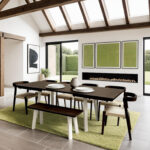 Grain and Frame Dark Oak Extendable Farmhouse 6 10 Seater with Chairs 4x3 2k