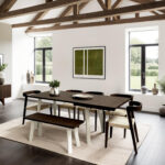 Grain and Frame Dark Oak Extendable Farmhouse 6 8 Seater with Chairs 4x3 2k
