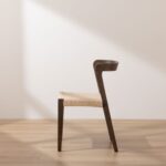 Grain and Frame Dark Scandinavian Solid Oak Dining Chair rev 002 2