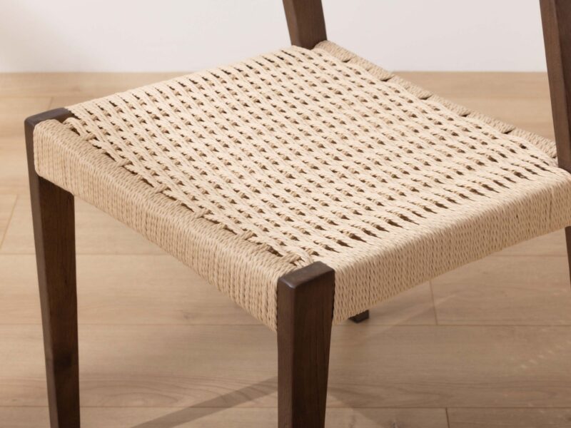 Grain and Frame - Dark Scandinavian Solid Oak Dining Chair - 5