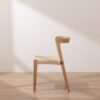 Grain and Frame - Light Scandinavian Solid Oak Dining Chair - 55