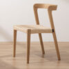 Grain and Frame - Light Scandinavian Solid Oak Dining Chair - Cropped