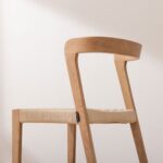 Grain and Frame Natural Scandinavian Solid Oak Dining Chair rev 002 1