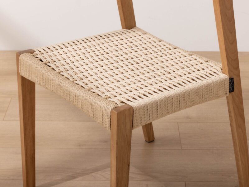 Grain and Frame - Natural Scandinavian Solid Oak Dining Chair - 2