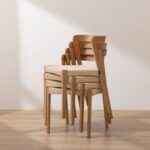 Grain and Frame Natural Scandinavian Solid Oak Dining Chair rev 002 3